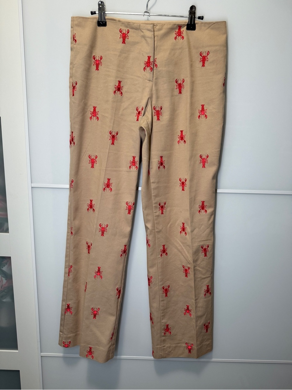 Lilly Pulitzer Kaki & Red Lobster Pants